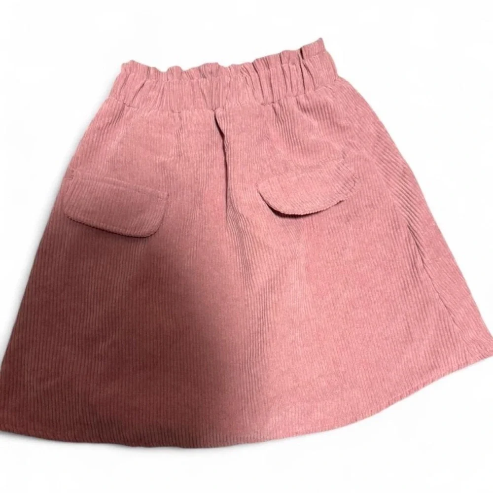 Coquette Dusty Pink corduroy skirt size 10 youth